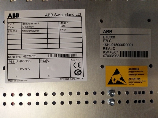 P7LC ABB نظام التحكم الشاسيه قطع غيار PLC 1KHL015000R0001