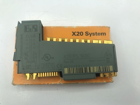 وحدة تزويد X20PS9400 B&R 24VDC لوحدة تحكم الحافلات X2X Link مزود الطاقة و I / O