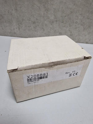 X20BB81 B&R X20 System Bus Base بفتحة توسعة واحدة