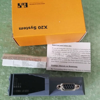 وحدة واجهة X20IF1063-1 B&R X20 Plc مع واجهة PROFIBUS DP V1