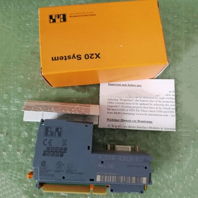 وحدة واجهة X20IF1063-1 B&R X20 Plc مع واجهة PROFIBUS DP V1