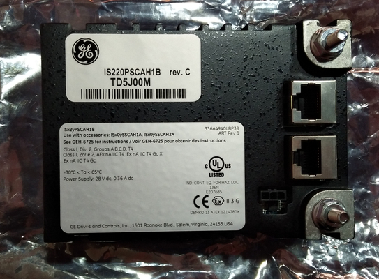 GE IS220PSCAH1A GENERAL ELECTRIC IS200 وحدة حزمة الإدخال والخروج لتطبيقات الأتمتة الصناعية في المخزون