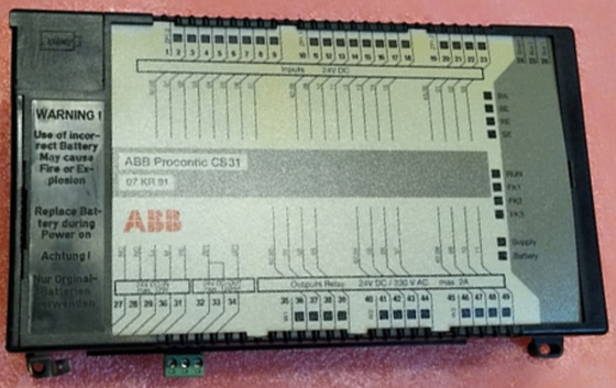 ABB 07KR91 GJR5250000R0303 الوحدة الأساسية 07 KR 91, 230 VAC وحدة المعالجة