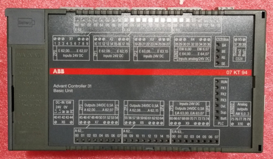 ABB 07KT94 GJR5252100R0101 جهاز التحكم المسبق 31 الوحدة الأساسية في المخزون 07KT94