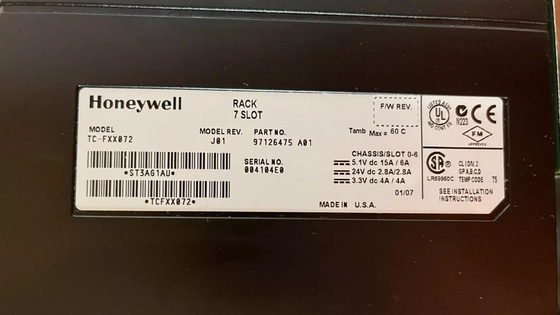 TC-FXX072 Honeywell 7 سلاط بطاقة رف الهيكل لمودول DCS وحدة PLC