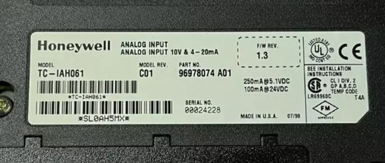 TC-IAH061 Honeywell Experion وحدات المدخلات التناظرية وحدة PCL في المخزون