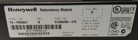 TK-PRR021 Honeywell Module Redundancy Rev. N Module DCS قطع الغيار الجديدة تماماً