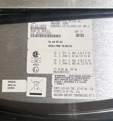 51199930-100 نظام التحكم المتحكم به (PLC) في الرف الرئيسي لـ Honeywell