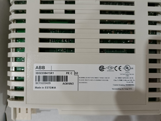 ABB AO810V2 3BSE038415R1 وحدة الخروج التناظرية S800 وحدة الدخول / الخروج 8 قنوات