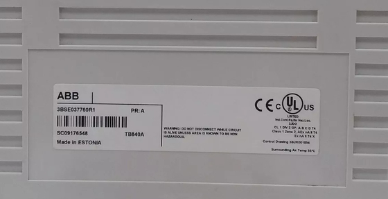 ABB TB840A 3BSE037760R1 Modulebus Modem للجمعية البصرية للعمليات الزائدة 1 + 1