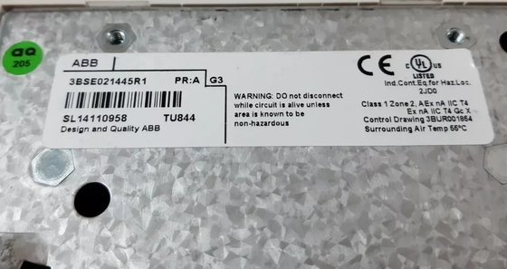 ABB TU844 3BSE021445R1 وحدة إيقاف الوحدة الزائدة وحدات DCS الأجزاء وحدة PLC