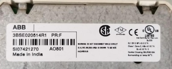 ABB AO801 3BSE020514R1 وحدة الخروج التناظرية 8 قنوات
