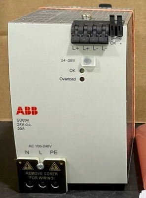 ABB SD834 3BSC610067R1 إمدادات الطاقة S800 وحدات الدخول والخروج قطع الغيار في المخزون