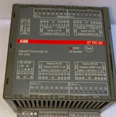 ABB 07DC92 GJR5252200R0101 وحدات الإدخال والخروج الرقمية الآلية الموزعة