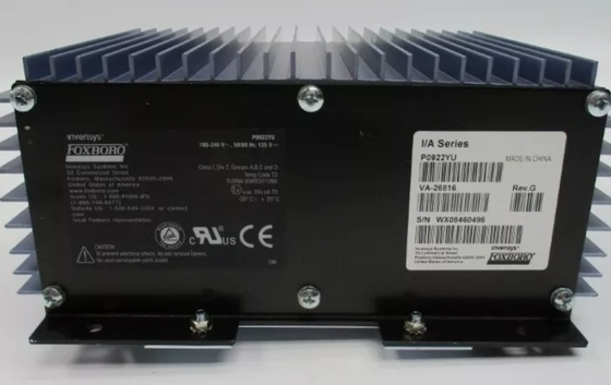 Foxboro P0922YU إمدادات الطاقة من سلسلة 200 القياسية توفر 24 فولت DC إلى أطباق القاعدة من سلسلة 200 القياسية