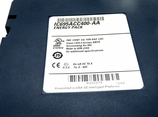 IC695ACC400 GE PACSystems RX3i وحدة إضافية حزمة الطاقة