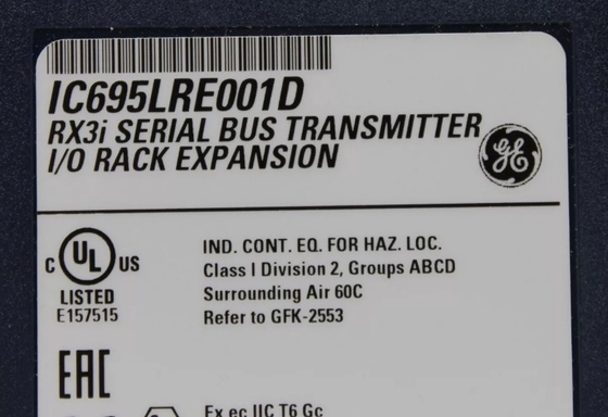 IC695LRE001 GE PACSystems RX3i وحدة إرسال الحافلات العالمية لسلسلة Backplane