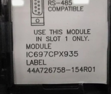 IC697CPX935 GE وحدة المعالجة المركزية ذات فتحة واحدة مع ثلاثة منافذ متسلسلة 32 بت