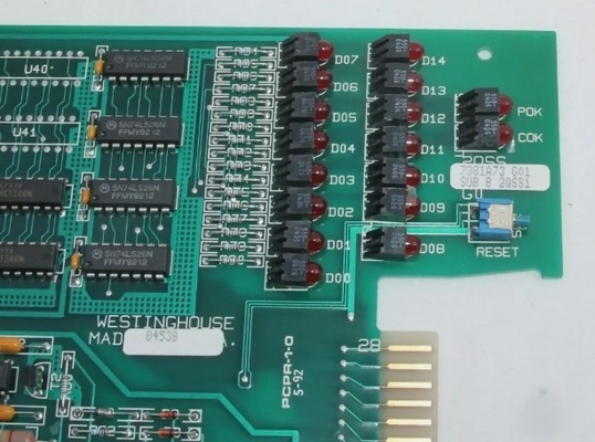 7381A73G01 لوحة التحكم في أوفيشن ويستينغهاوس Vectrol Turbine I/O Speed Sensor Card