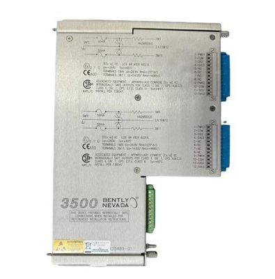 3500/42M-05-00 135489-02 Bently نيفادا وحدة I / O مع الحواجز الداخلية