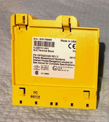 KJ2201X1-HA1 12P3322X022 Emerson نظام التحكم الأوتوماتيكي وحدات الطرف النهائي