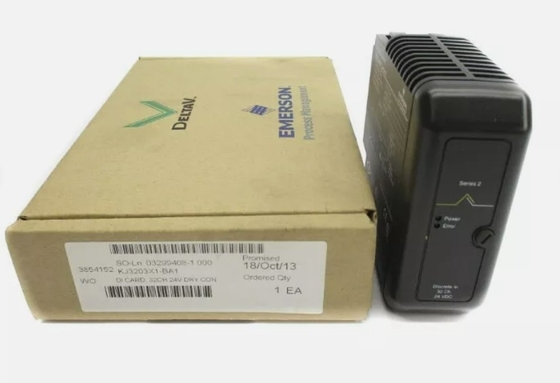 بطاقة الاتصال الجافة KJ3203X1-BA1 Emerson DI 32 قناة 24 VDC