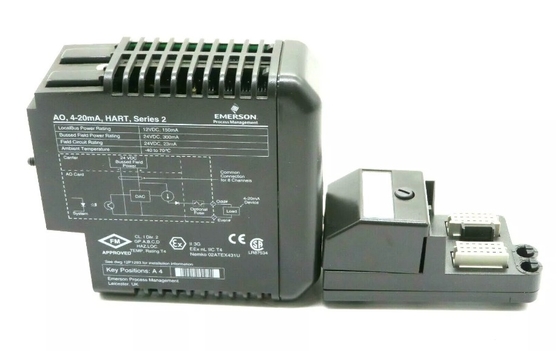 KJ3221X1-BA1 Emerson AO 8-Channel 4-20 mA HART Series 2 بطاقة إضافية