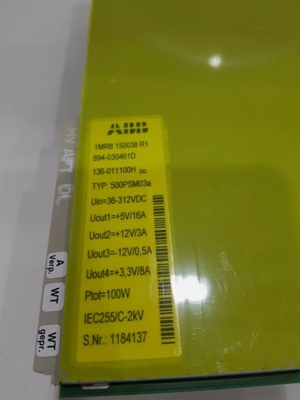 500PSM03 IMRB150038R1 ABB وحدة إمدادات الطاقة 100W
