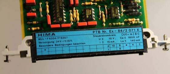 F6204 وحدة HIMA PLC تحسين كفاءة التحكم وحدة إمدادات الطاقة للنظام