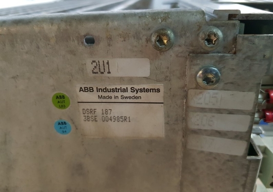 DSRF187 3BSE004985R1 ABB Advant OCS S100 ملف بطاقة المدخلات والمخرجات