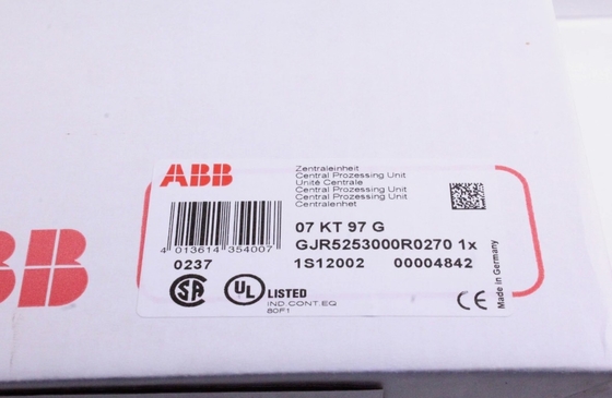 07KT97 GJR5253000R0270 ABB وحدات المعالجة المركزية أنظمة PLC