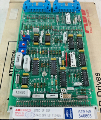 SAMC 19 INF 57401389 بطاقة واجهة Abb Microprocessor