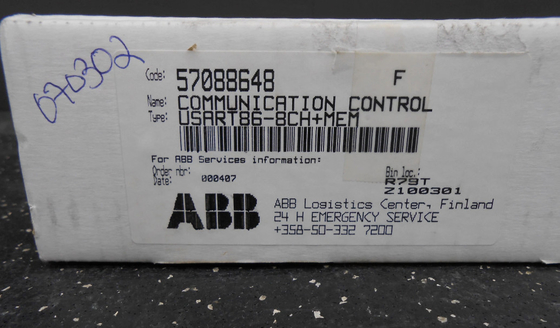 USART86-8CH+MEM 57088648 ABB لوحة التحكم في الاتصال