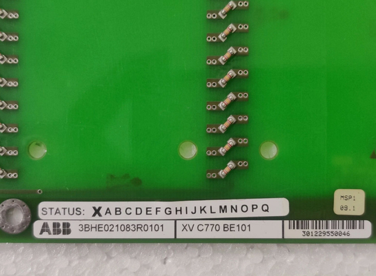 XVC770BE101 3BHE021083R0101 ABB لوحة الجهد العالي مطلية