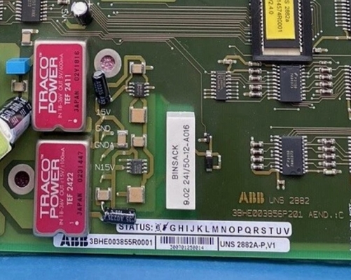 UNS2882A-P,V1 3BHE003855R0001 لوحة واجهة ABB