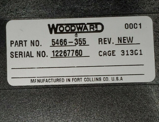 5466-355 وحدة إرسال أجهزة نقل الهيكل عن بعد من Woodward Netcon