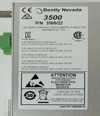 واجهة البيانات العابرة بنتلي نيفادا 3500/22M 146031-01