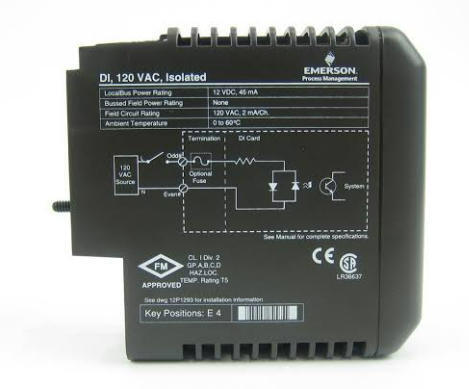 وحدة خرج تناظرية KJ3221X1-BA1 EMERSON HART لنظام DeltaV DCS.