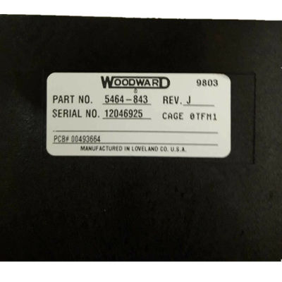 5464 843 Woodward Module Control PLC Dcs نظام التحكم الموزع