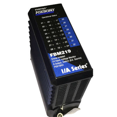 Fbm219 Fbm 219 أجزاء Foxboro DCS قناة معزولة 32 مدخلات الجهد مراقب P0914TR