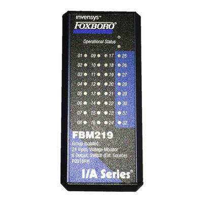 Fbm219 Fbm 219 أجزاء Foxboro DCS قناة معزولة 32 مدخلات الجهد مراقب P0914TR