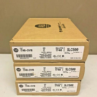 1746-OV16 Allen Bradley SLC500 وحدة إخراج 16 قناة تيار مستمر 10-50 فولت تيار مستمر بالوعة