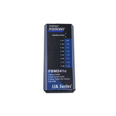 FBM241C أجزاء Foxboro DCS قناة معزولة 8 وحدة اتصال إدخال تحسس 8 مفتاح إخراج