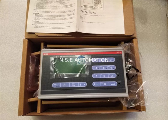 CP410M ABB PLC لوحة التحكم 16 مفتاح وظيفة 3 بوصة رسومات LCD أحادية اللون I / O DCS 1SBP260181R1001