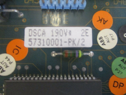 DSCA190V ABB وحدة معالج الاتصالات قطع غيار PLC 57310001-PK