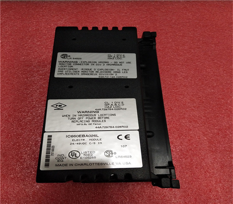 IC660BBA026 GE Fanuc GE Genius Current Source المدخلات التناظرية بلوك 24 48VDC جنرال إلكتريك