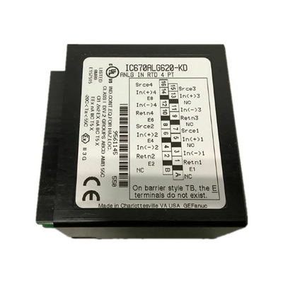 IC670ALG620 GE Fanuc التحكم الميداني GE 4 قنوات RTD المدخلات التناظرية معزولة 3 أسلاك جنرال إلكتريك