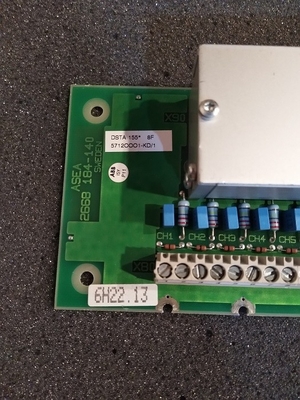 DSTA155P ABB S100 I / O Termination Units Connection Unit PLC Spare Parts 3BSE018323R1