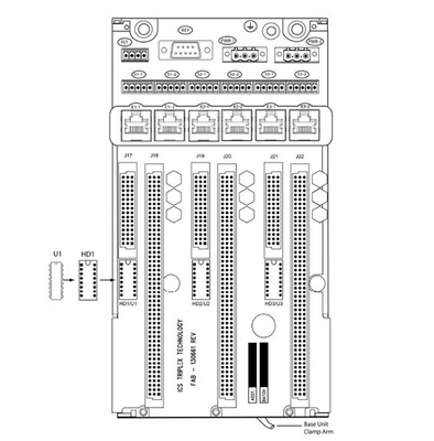 T9100 Rockwell ICS وحدة قاعدة المعالج AADvance تحكم PLC DCS Rockwell Automation