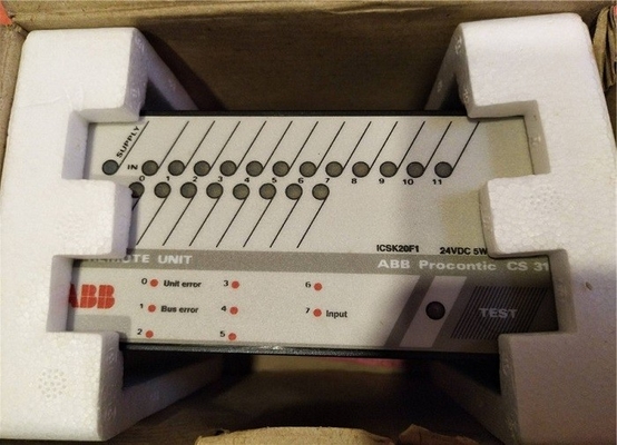 ICSK20F1 ABB Procontic CS 31 ICSK 20F1 I / O وحدة التحكم عن بعد CS31 PLC قطع غيار FPR3327101R1202